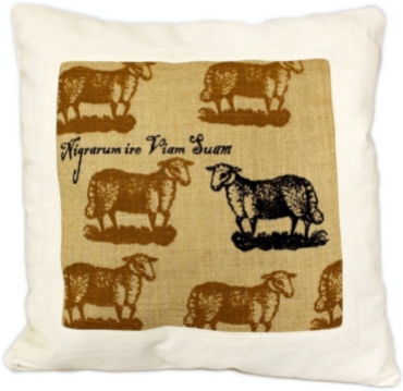 sheep motif cushion covers