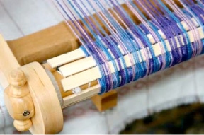 set of warping sticks, for 24" looms